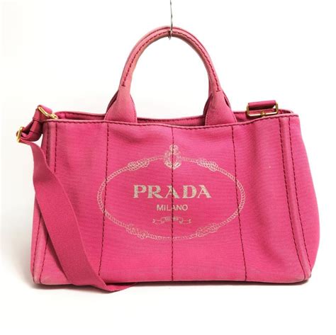 prada canapa bag pink